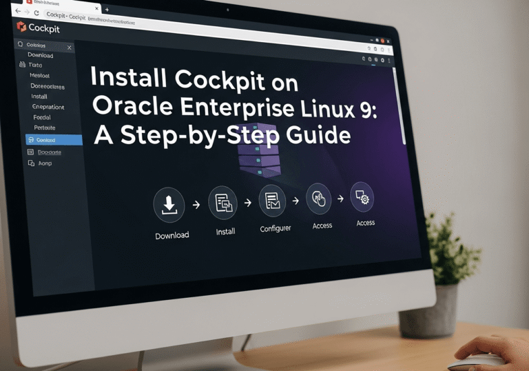 Install Cockpit on Oracle Enterprise Linux 9: A Step-by-Step Guide